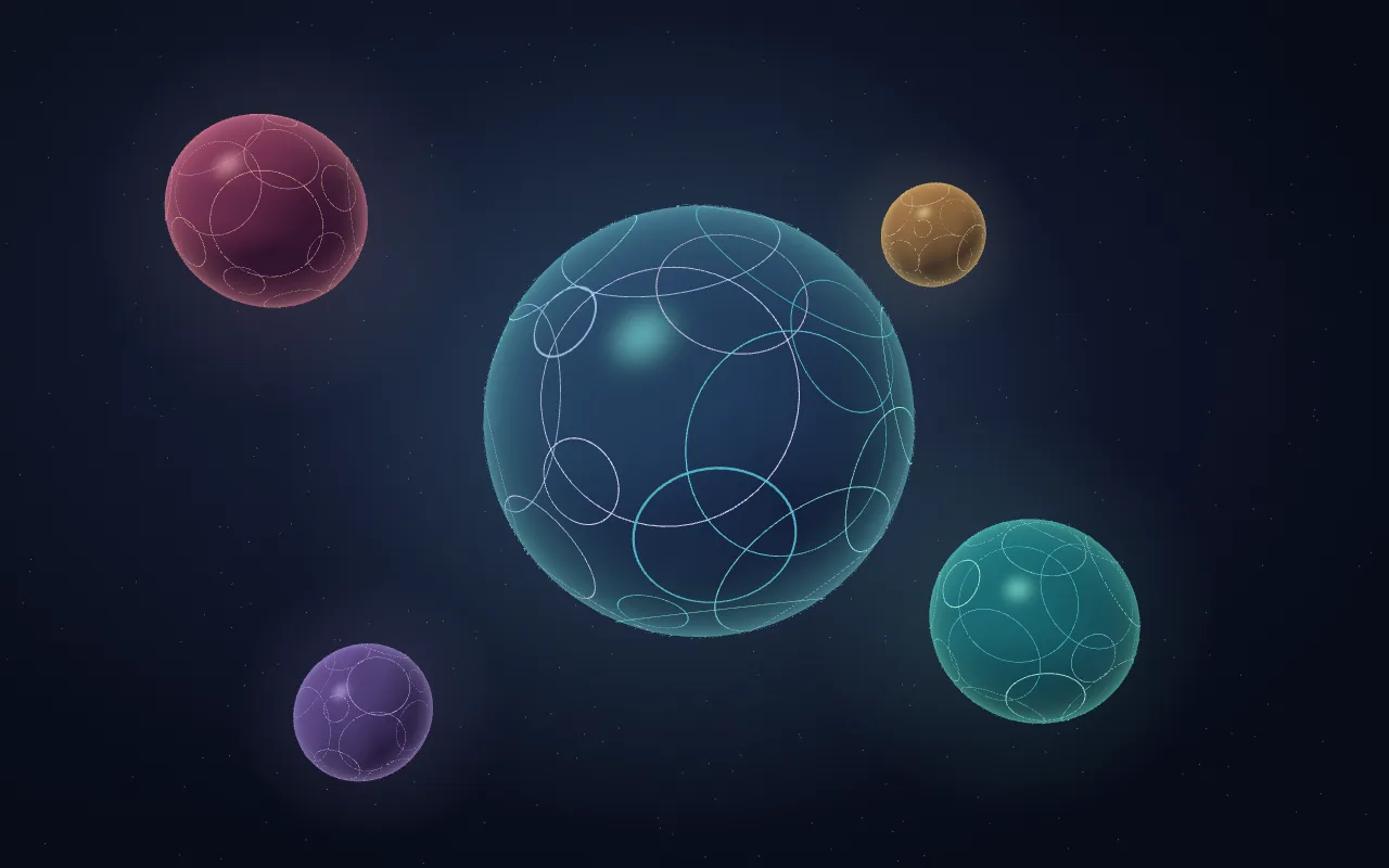 Screenshot of Circles on Spheres