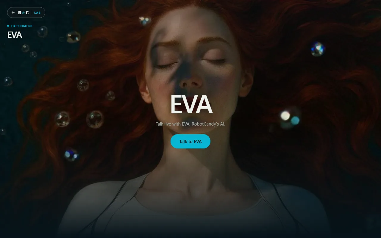Screenshot of EVA Live