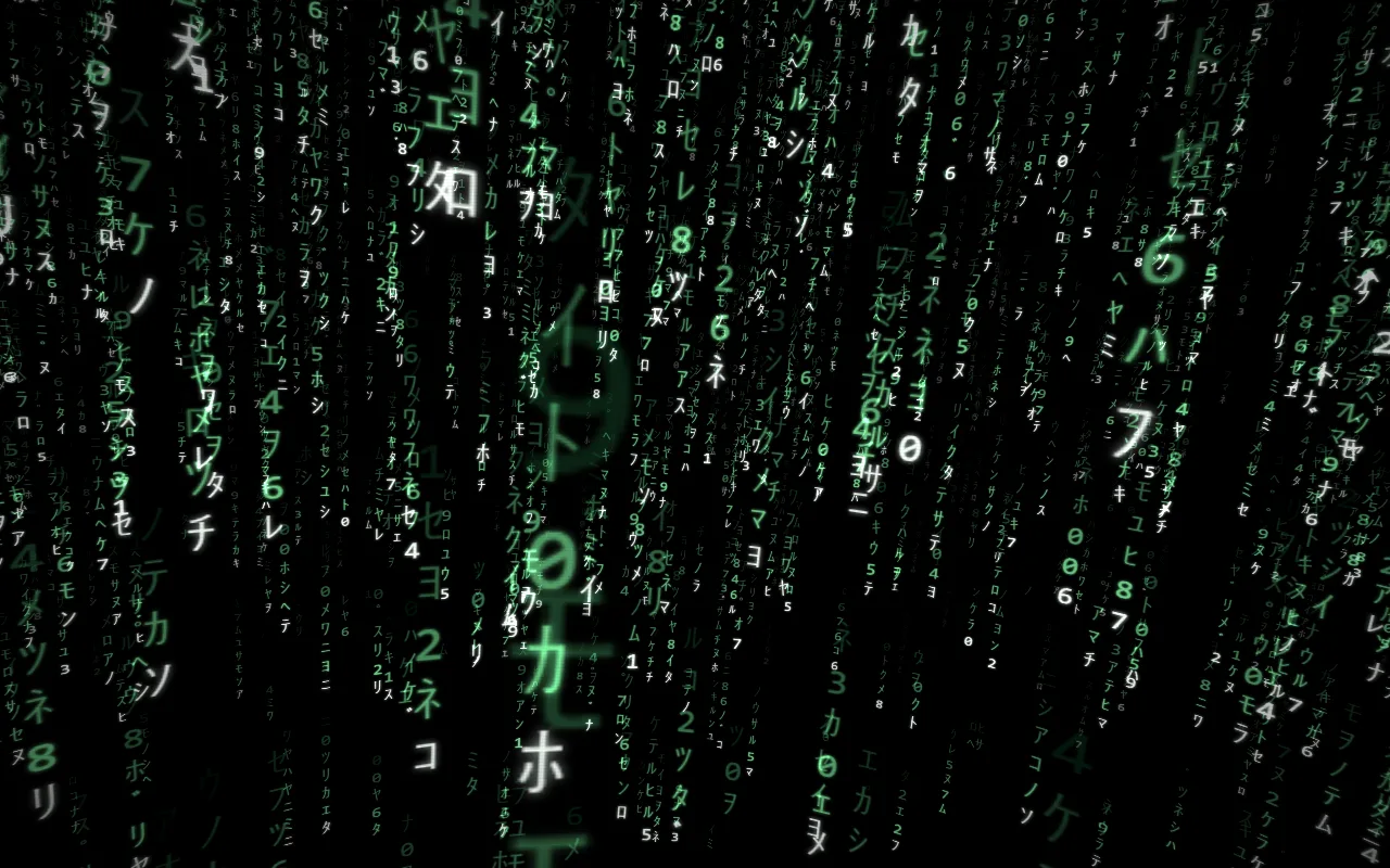 Screenshot of Matrix Rain